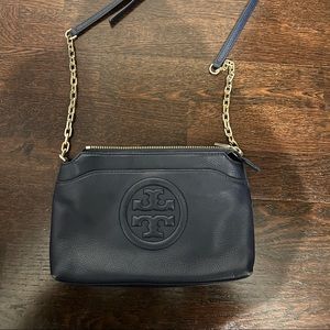 Tory Burch navy crossbody purse